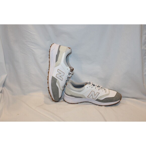 New Balance 997 SL Men\'s White Gray Golf Sneakers Spikeless 12 Wide 2E NEW main image 7